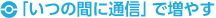 「いつの間に通信」で増やす