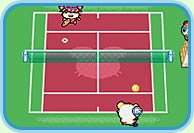 テニス ゲーム画面