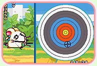 アーチェリー ゲーム画面