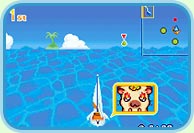 セーリング ゲーム画面