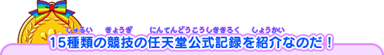15ނ̋Z̔CVL^ЉȂ̂I