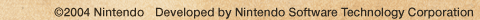 (c)2004 Nintendo / Developed by Nintendo Software Technology Corporation