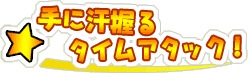 手に汗握るタイムアタック!