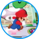 デカ状態のマリオ